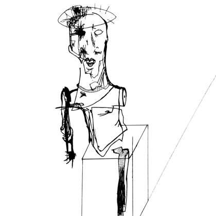 NO DISPONIBLE Lapicera negra sobre papel blanco A5