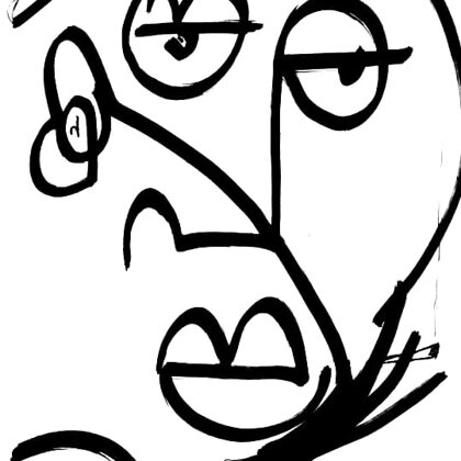 NO DISPONIBLE Lapicera negra sobre papel blanco A5