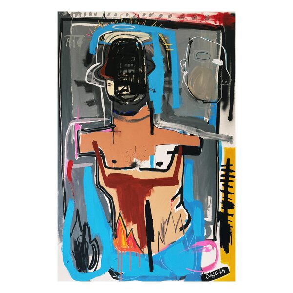 Ningún santo / Acrílico sobre tela 120x80 / USD 800