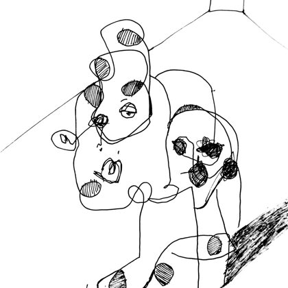 NO DISPONIBLE Lapicera negra sobre papel blanco A5