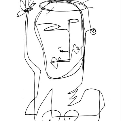 NO DISPONIBLE Lapicera negra sobre papel blanco A5