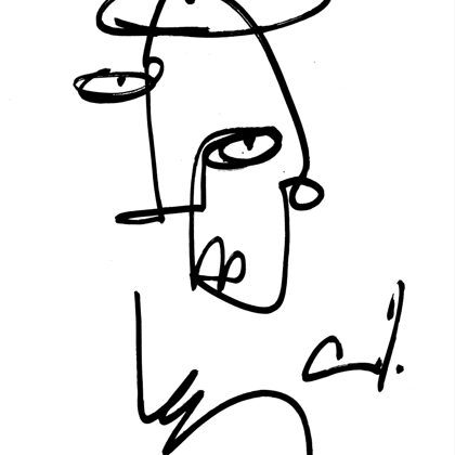 NO DISPONIBLE Lapicera negra sobre papel blanco A5