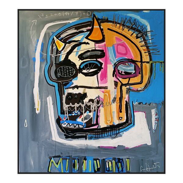 Cabeza de oro / Acrilico sobre tela 80x90 / USD 900