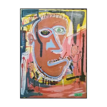 Cabeza pensando / Acrilico sobre tela 60x70 / USD 500